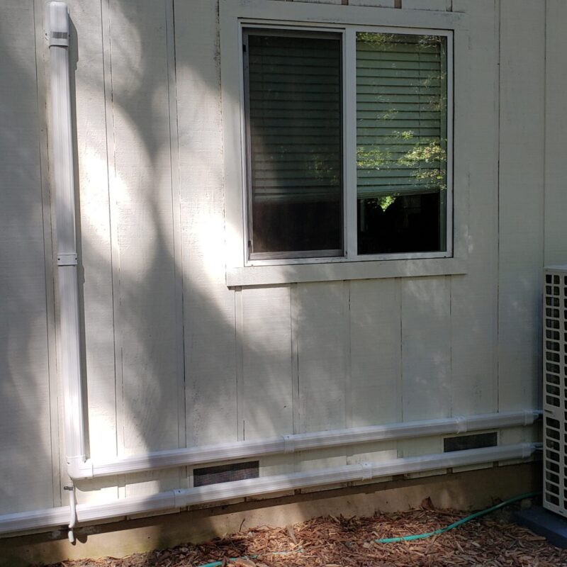 Condenser with Lineset Cover