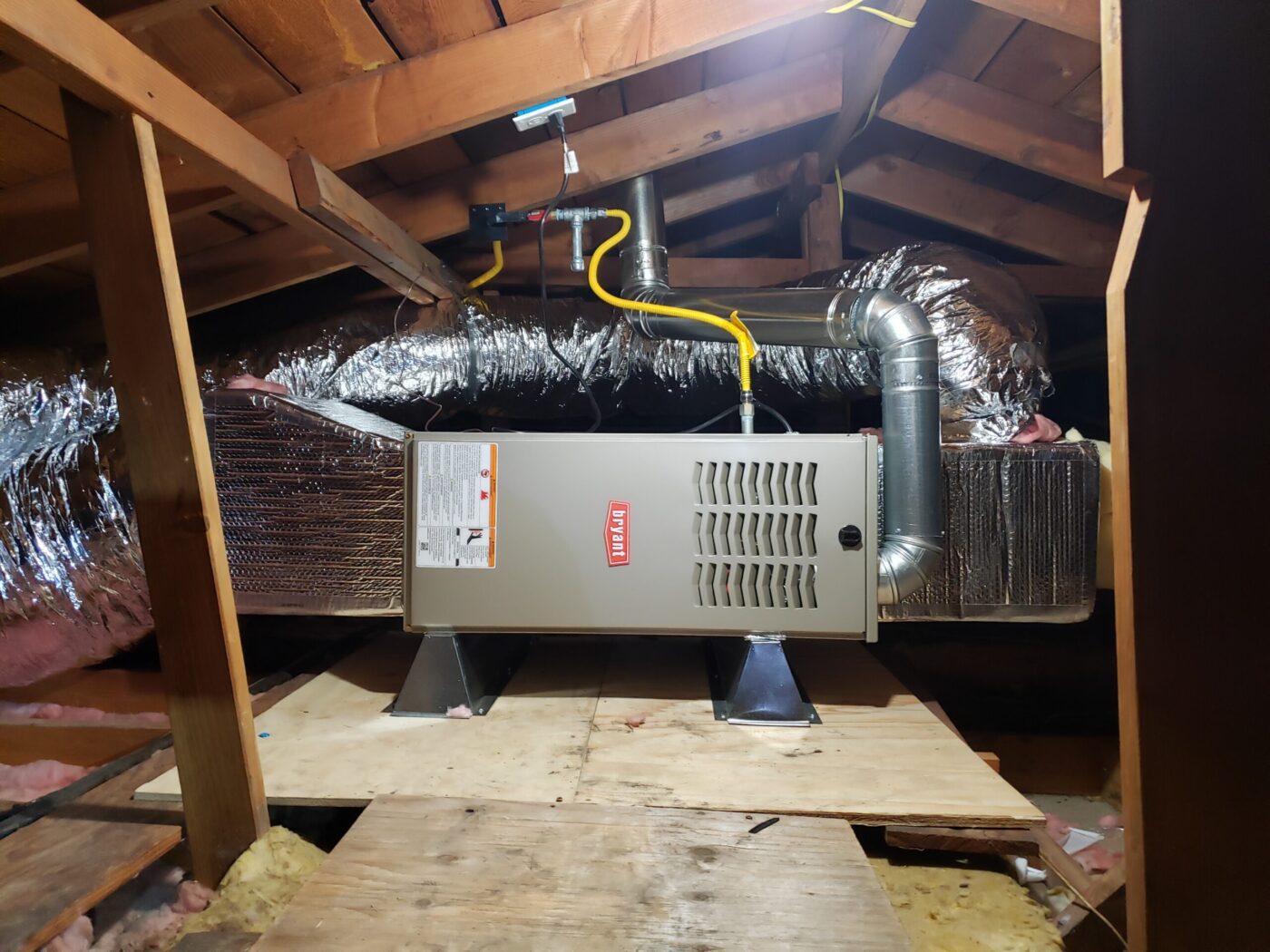 Attic Furnace Installation